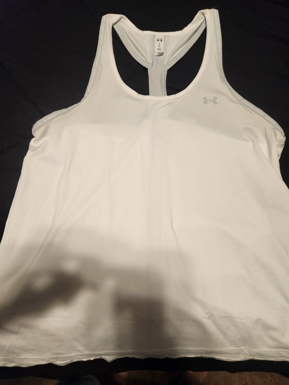 Under Armour Tank Top White - Size Small